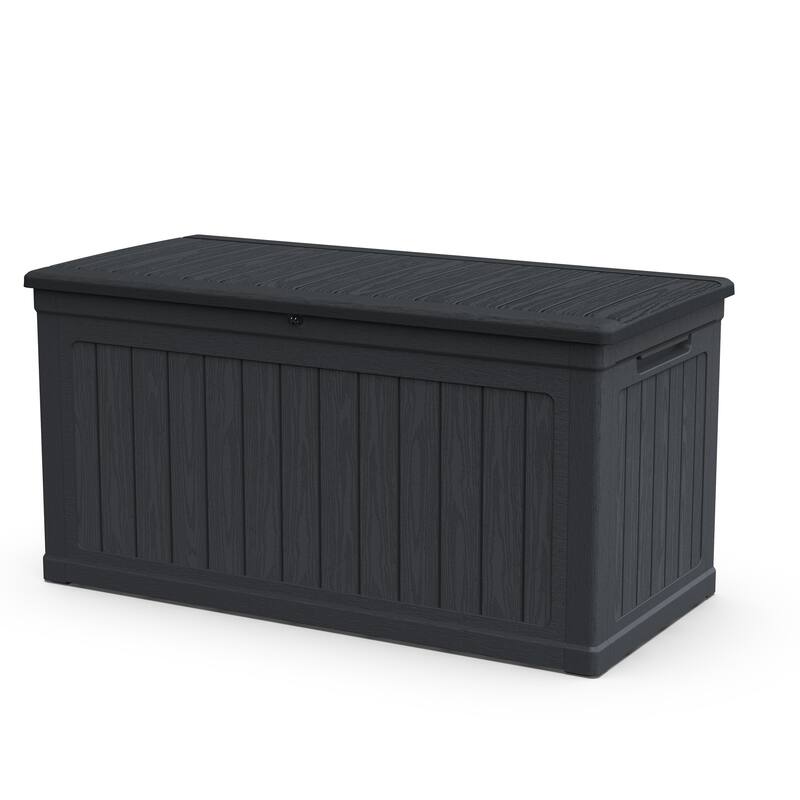 230 Gallon Large Outdoor Storage XXL Deck Box for Patio Furniture, Outdoor Cushions, Garden Tools and Sports/Pools Equipment