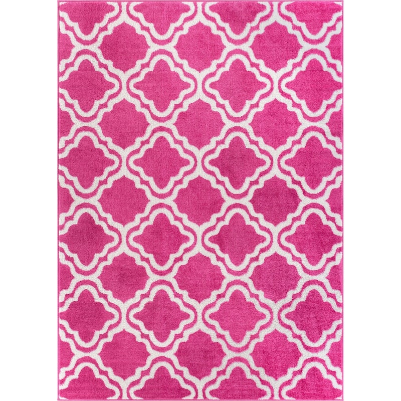 Well Woven Modern Trellis Bright Area Rug - 3'3" x 5' - 3'3" x 5'