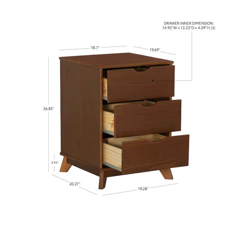 Purcell 4-Piece Bedroom Set with 6-Drawer Dresser and 2 Nightstands