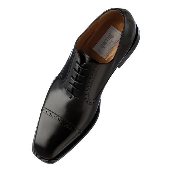Ferrini Fashion Shoes Mens Cap Toe French Calf Leather