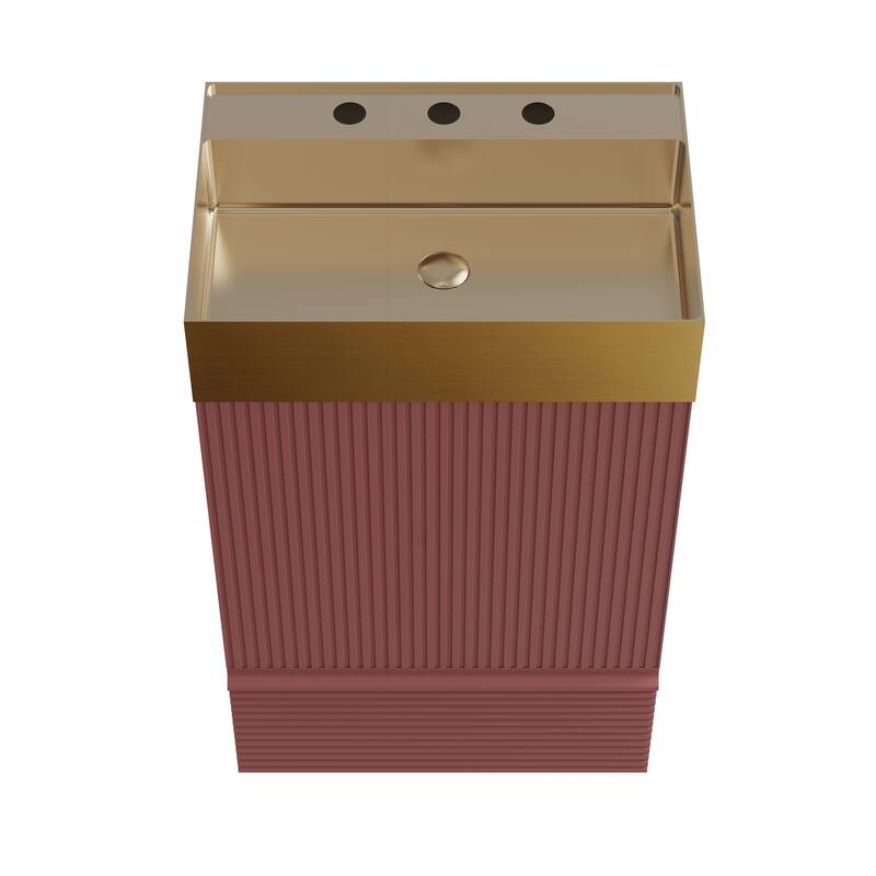 Modern Freestanding Bathroom Vanity with Practical Storage and Premium Materials