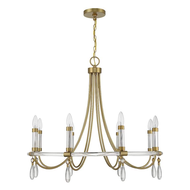 Savoy House 1-7718-8 Mayfair 8 Light 30" Wide Taper Candle Style