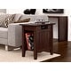 preview thumbnail 5 of 9, AFI Nantucket Chair Side Table with Built-in Charger