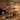 Benjara Flint Pub Bar Table, Black Metal Foot Rail, 78 Inch, Dark Brown Wood