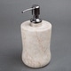 preview thumbnail 2 of 10, Creative Home Curvy Collection Champagne Marble Liquid Soap Dispenser, Lotion Dispenser - Beige