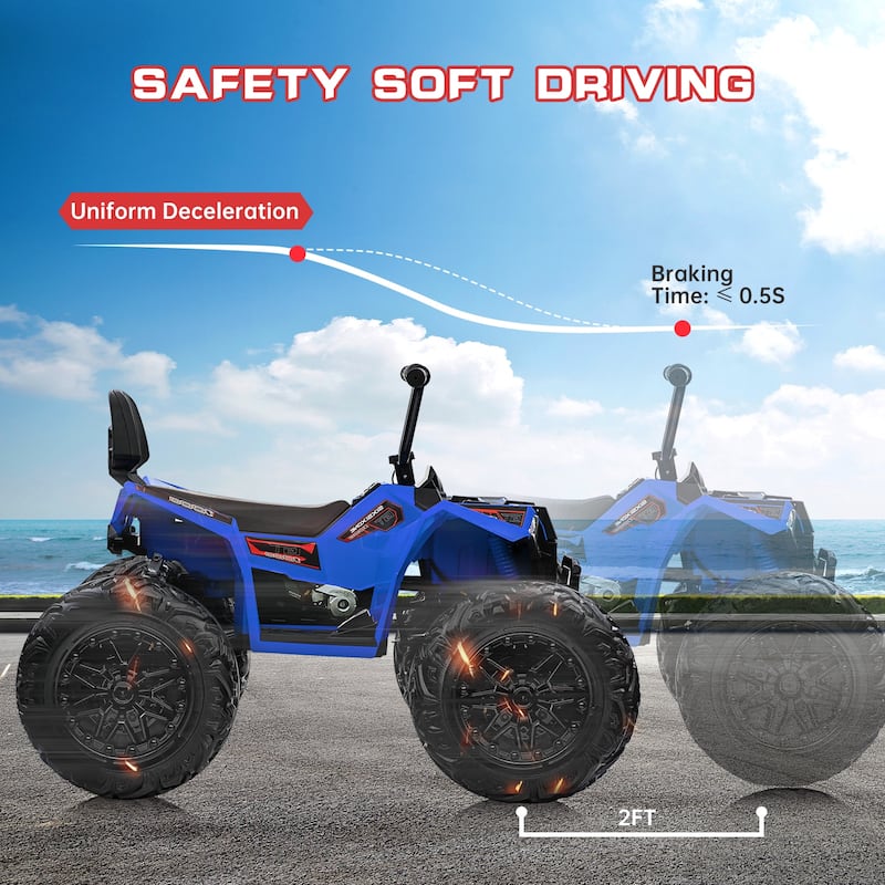Kids ATV 24V Ride on Car 4WD Quad Electric Vehicle