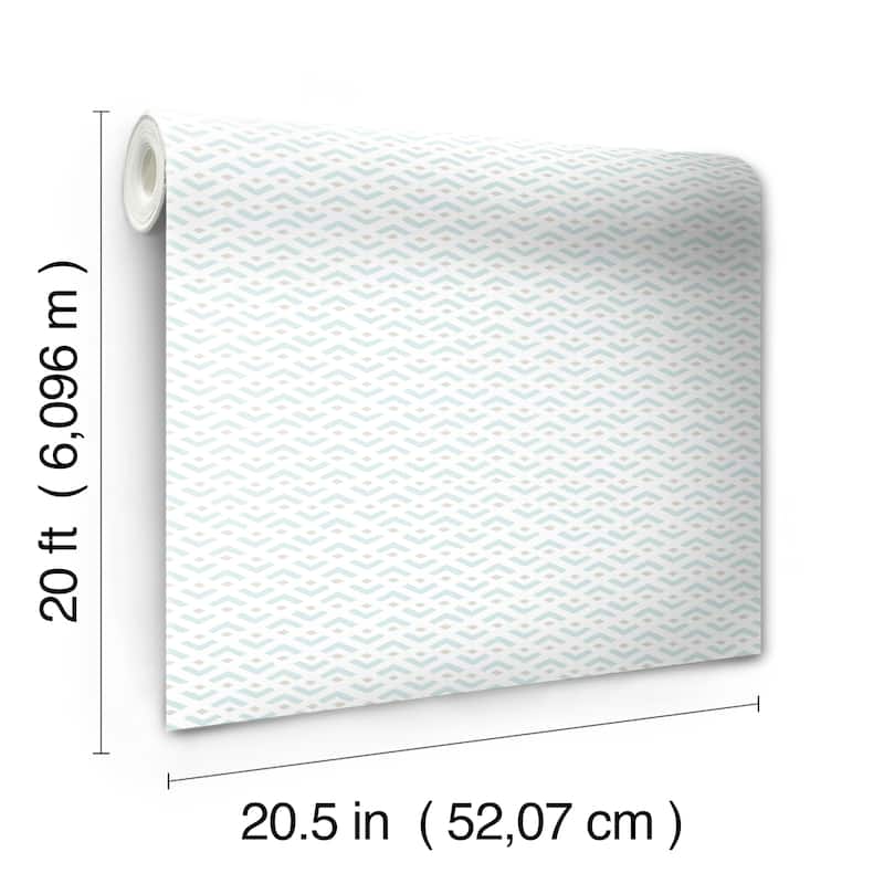 Honolulu 20' L x 20.5" W Savannah Peel and Stick Wallpaper