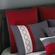preview thumbnail 3 of 5, Riverbrook Home Cypress Red 8 Piece Comforter Set
