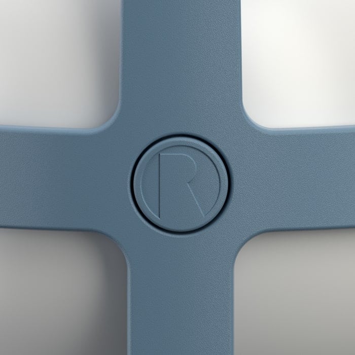 Soft Spot Solar Circular Lantern, Sky Blue