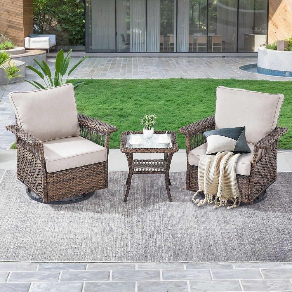 Gymojoy Patio Furniture Set with Professional Outdoor Cushions