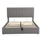 preview thumbnail 21 of 34, Upholstered Platform bed with a Hydraulic Storage System