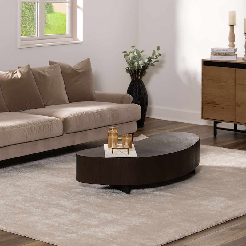 Hauteloom Heavenly Solid Shag Shaggy High Pile Area Rug