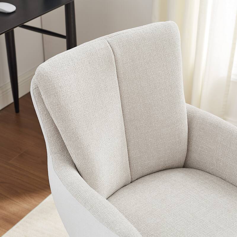 Art Leon Mid-century Modern Swivel Home Office Desk Chair