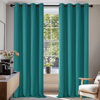 Deconovo Grommet 52 Width Curtains (2 Panel)