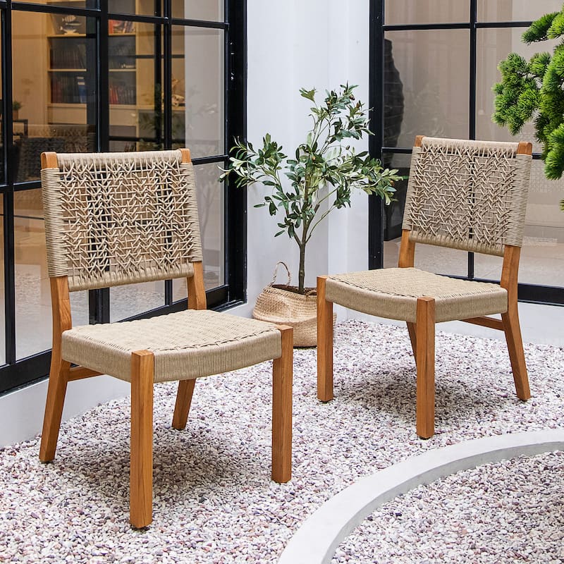 Cambridge Casual Nassau 4-piece Teak Outdoor Dining Set
