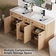 preview thumbnail 32 of 112, 36"/48"/60"/72" Bathroom Vanity Set with Sink & Faucet