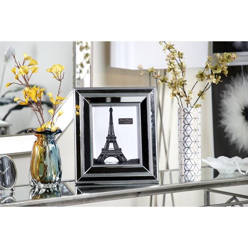 Polystone Photo Frame - Silver - Roche River Decor