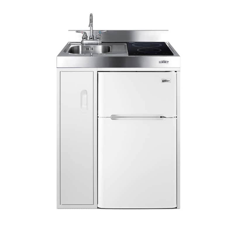 Summit C30IND 30" Wide Kichenette with Induction Burner Electric