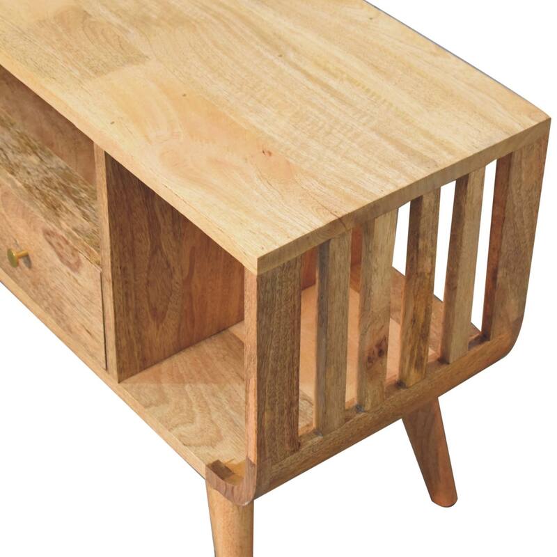 Artisan Furniture Solid Wood Soba Nordic Multi Media Unit