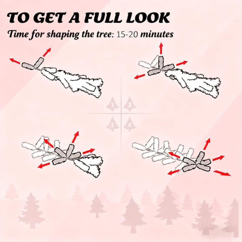 Indoor Holiday Decor,9ft Flocked Christmas Tree, Pencil Artificial Xmas Tree with Faux Snow - Green