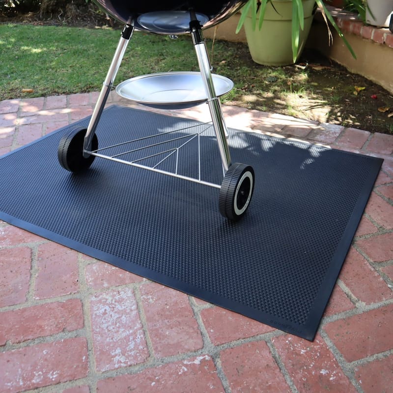 Rubber-Cal Rubber "BBQ Under Grill Mat" - 5mm x 48" x 36" - 36in x 48in