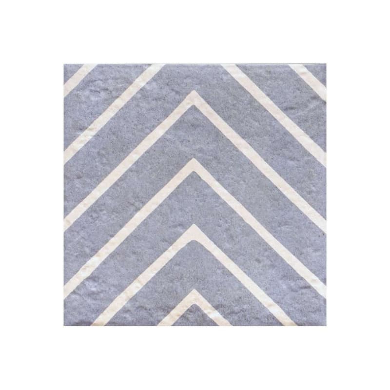 Verity Woven 8x8 Matte Porcelain Encaustic Tile - Floor, Wall, Backsplash