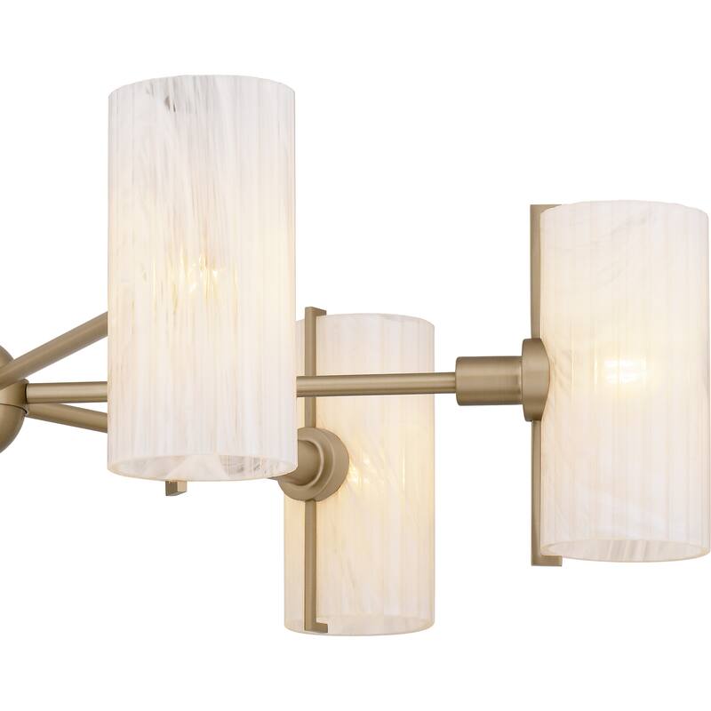 Curran 6-Light Bronze Gold Chandelier