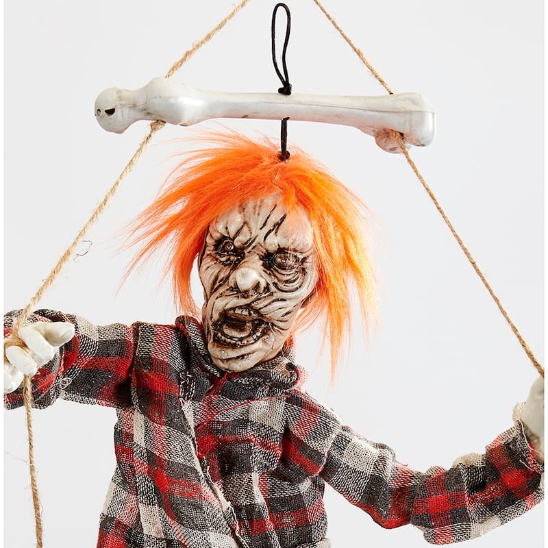 37" Animated Halloween Zombie Sitting on Swing