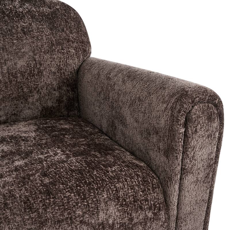 Christopher Knight Home - Rapallo Modern Upholstered Accent Chair with Plush Fabric Seat
