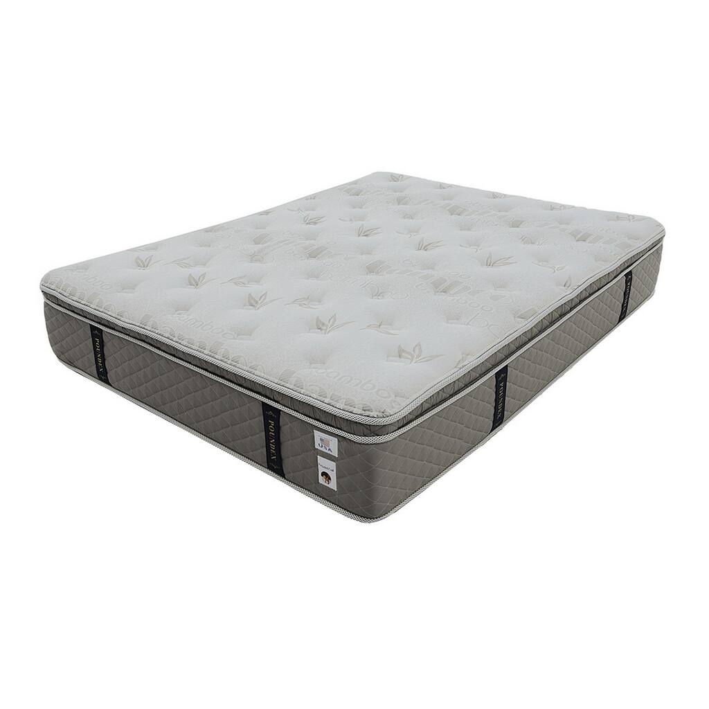 Moh 13 Inch Pocket Coil California King Mattress, Soft Bamboo Cotton Top