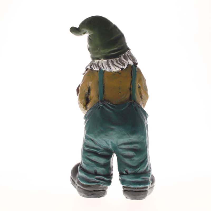 Grandpa Gnome Outdoor Garden Statue - 10.5" - Green and Brown