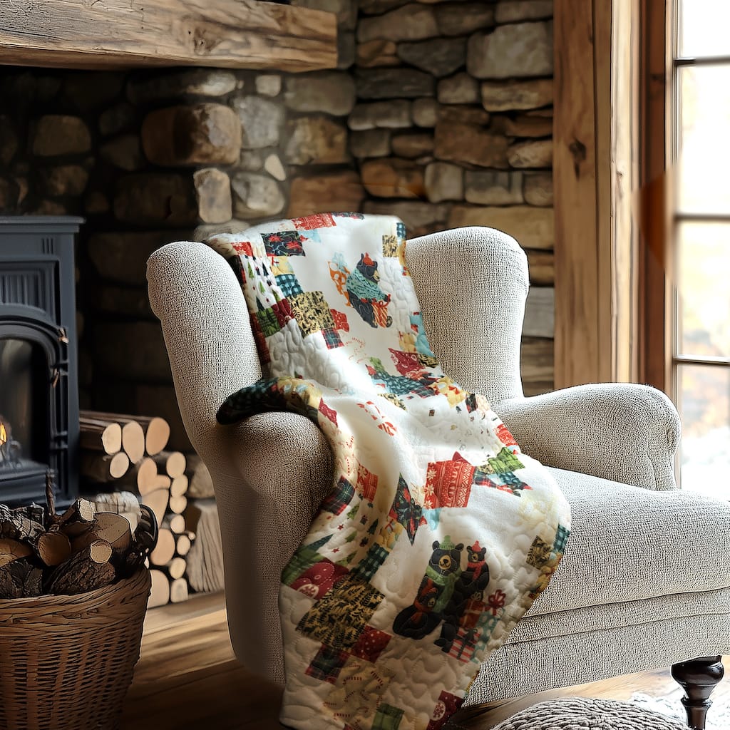Your Lifestyle by Donna Sharp Holiday Love Polyester Throw