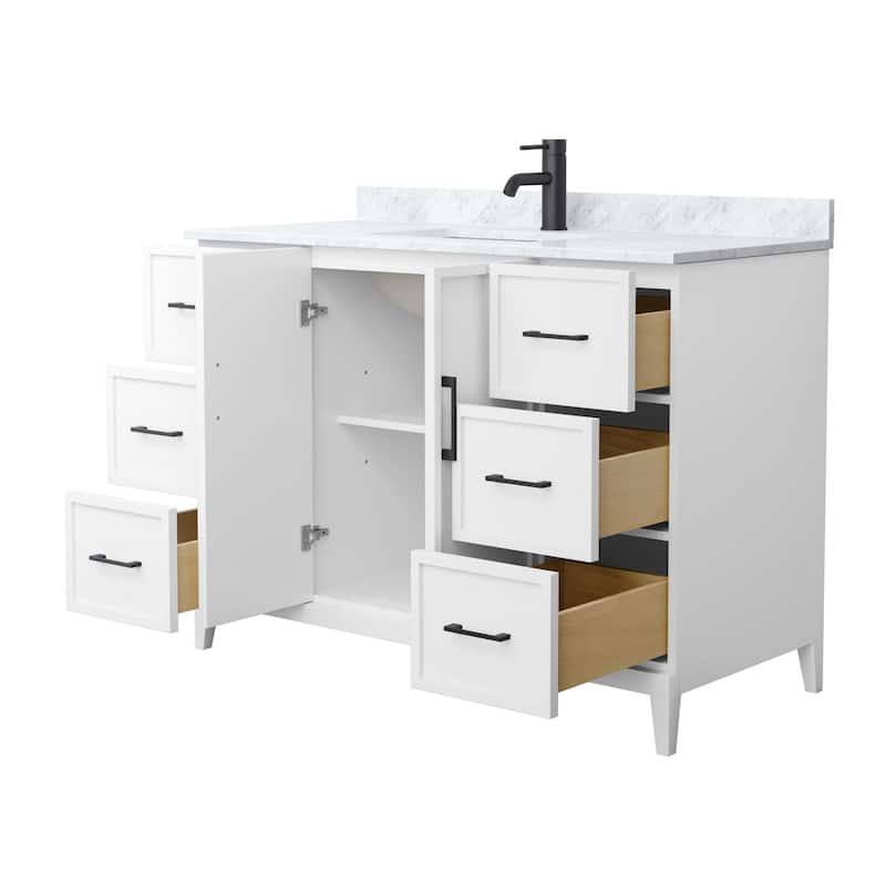 Elan 48-inch Single Vanity, Marble Top