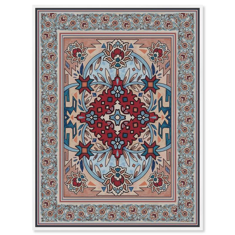 Ornamental bloom Canvas by Art Remedy - White - 24" x 30"
