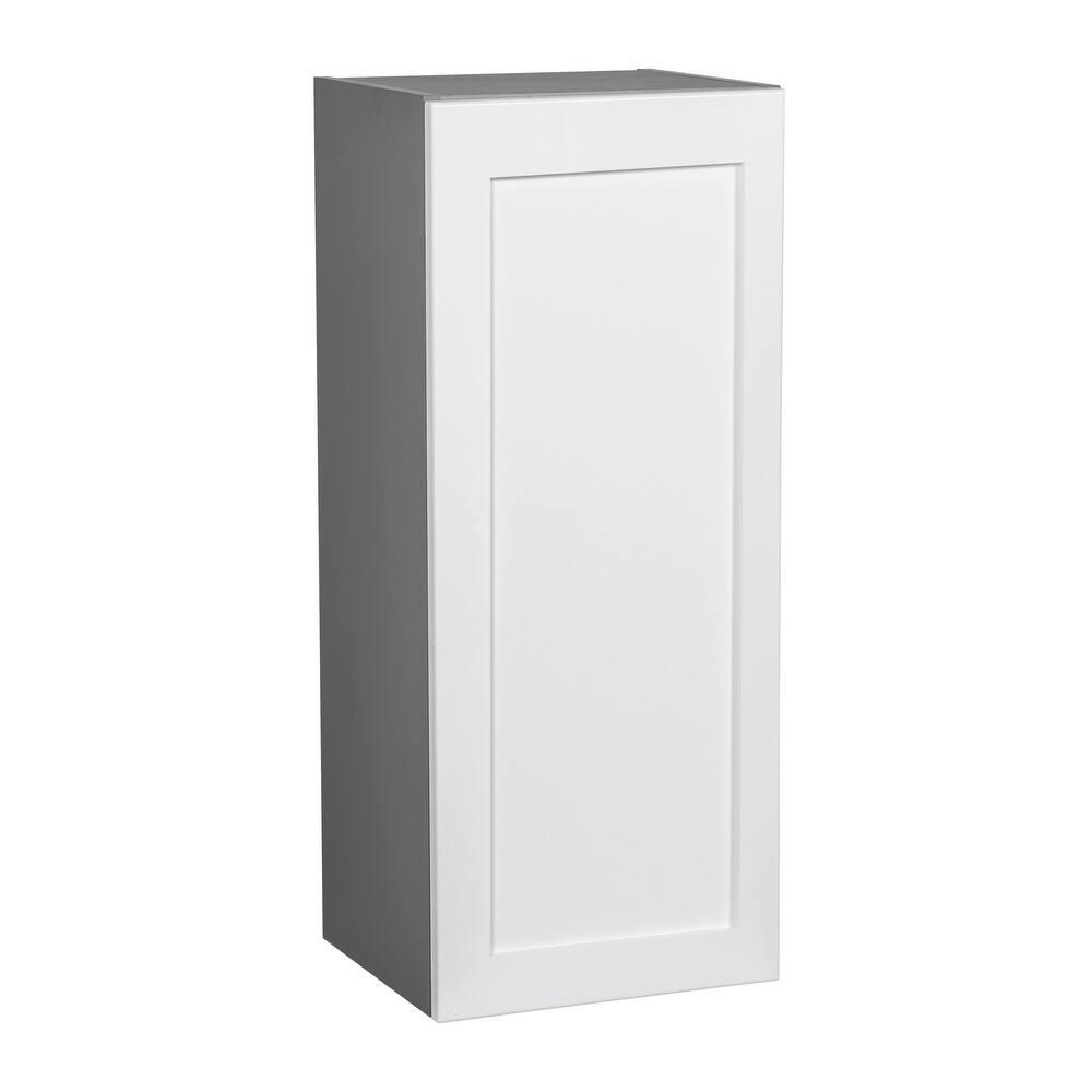 15" x 36" Wall Cabinet-Single Door-Grey - 15 x 36 x 12