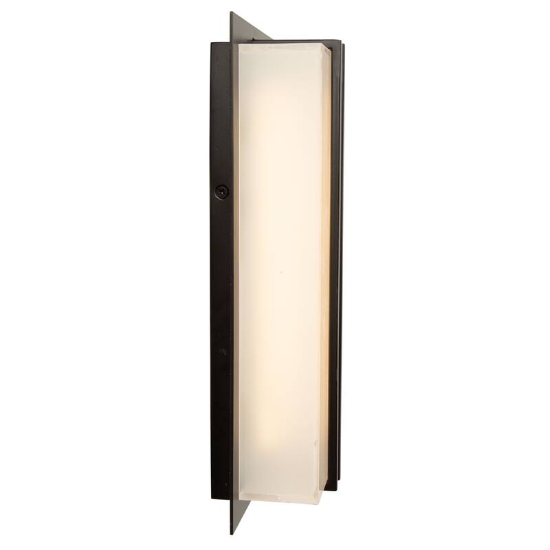 Artcraft Sausalito - Vertical Stripes LED Outdoor Wall Light - Black