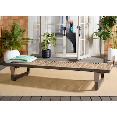SAFAVIEH Outdoor Living Arthur Lounge Chair - 26"W x 82"D x 38"H