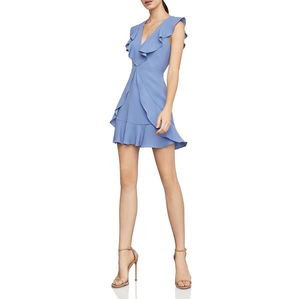 Ruffled Mini Party Dress - Overstock