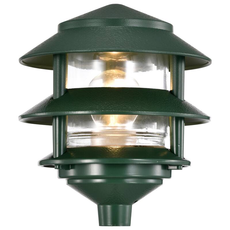 1 Light 2-Louver Pagoda Small Hood