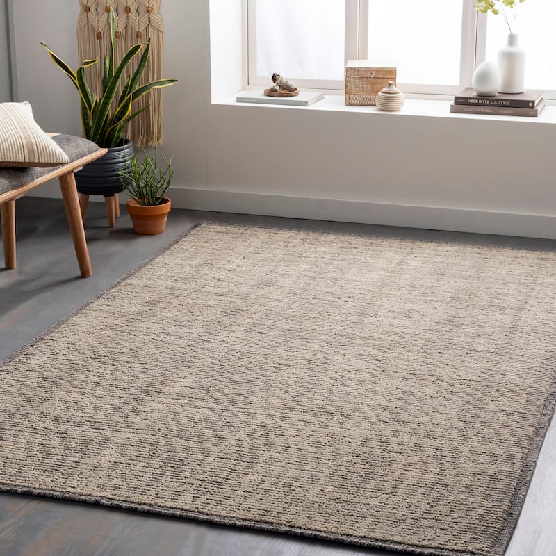 Neve Handmade Modern Textured Wool Area Rug