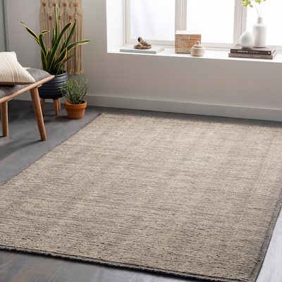 Neve Handmade Modern Textured Wool Area Rug
