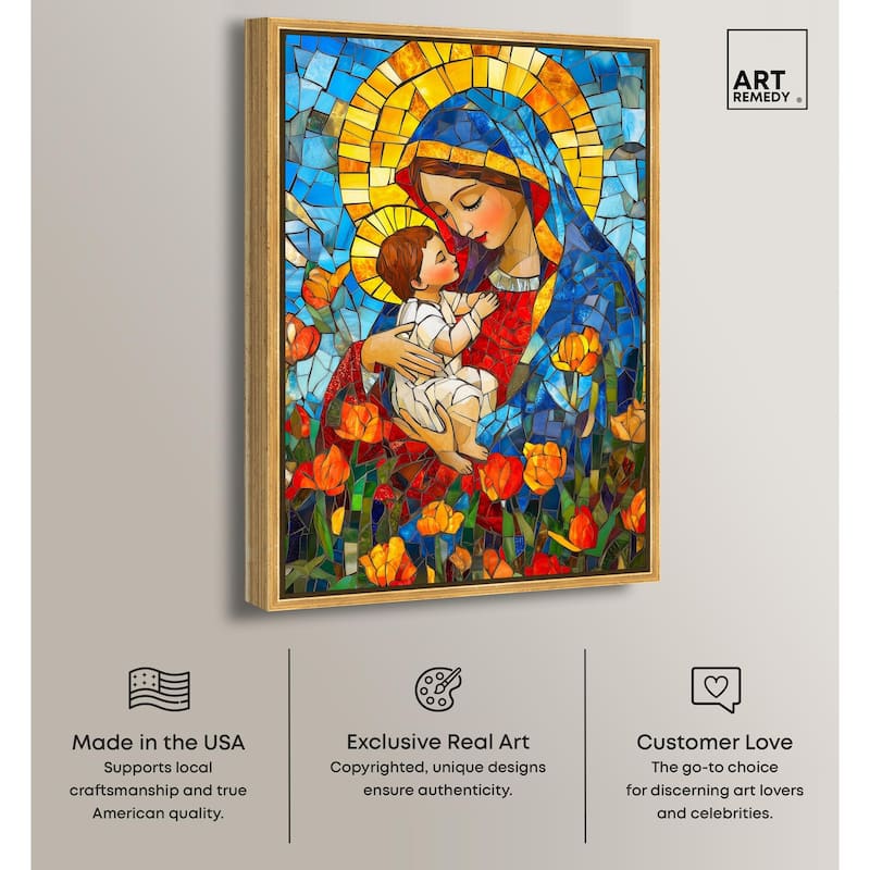 Glass Gospel I Canvas by Art Remedy