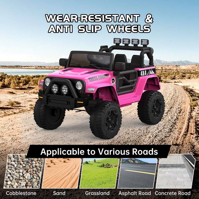 12V Kids Ride On Truck Car w/Parent Remote Control