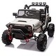 preview thumbnail 24 of 78, 24V Ride-On Car for Kids with Parental Remote, 400W Dual Motors, Bluetooth, MP3, USB, and LED Lights, Ages 3+