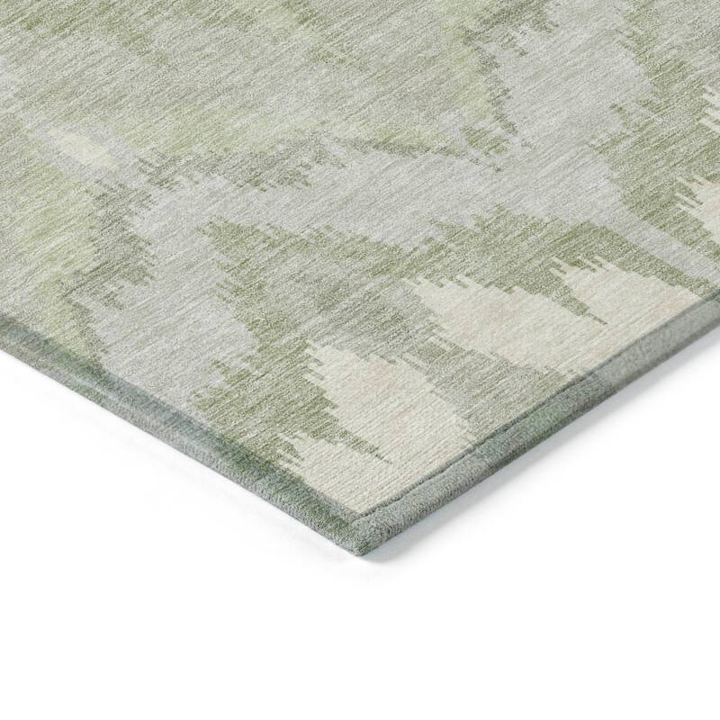 Machine Washable Indoor/ Outdoor Chantille Boho Ikat Rug