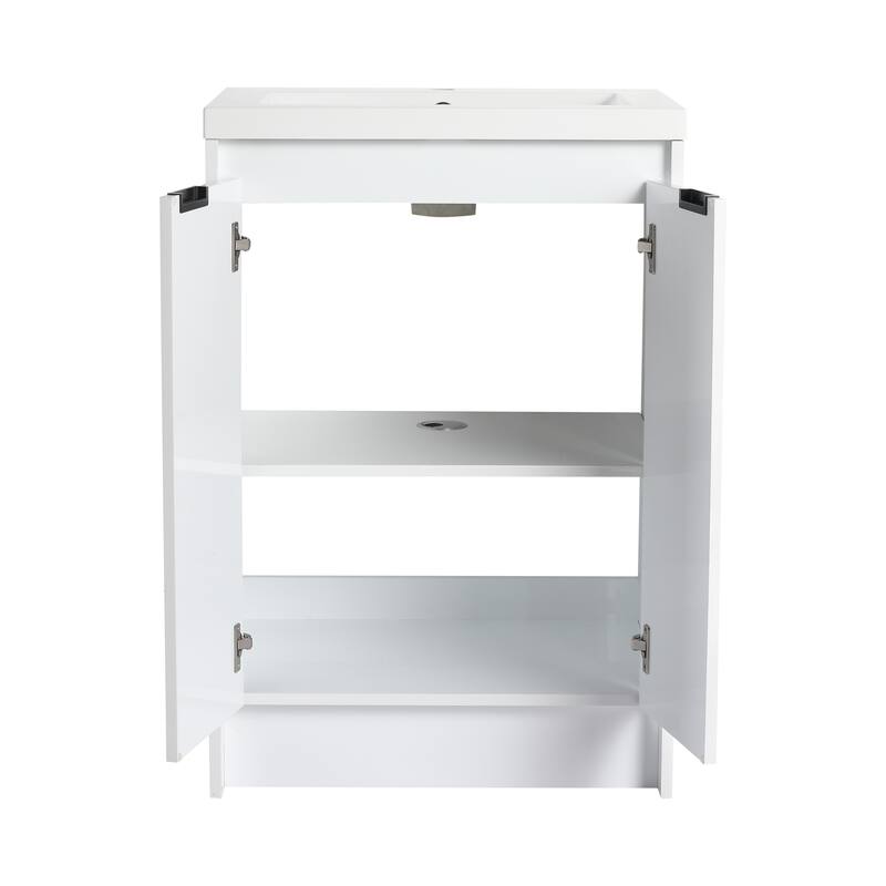 Freestanding Bathroom Vanity With Resin Sink
