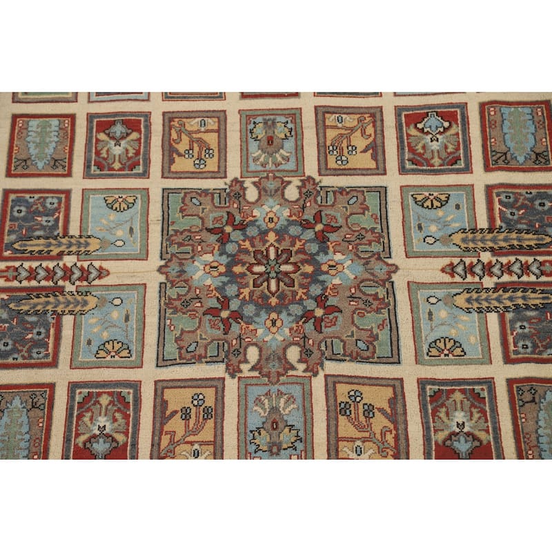 Garden Design Kazak Oriental Area Rug Handmade Wool Carpet - 6'7" x 10'1"