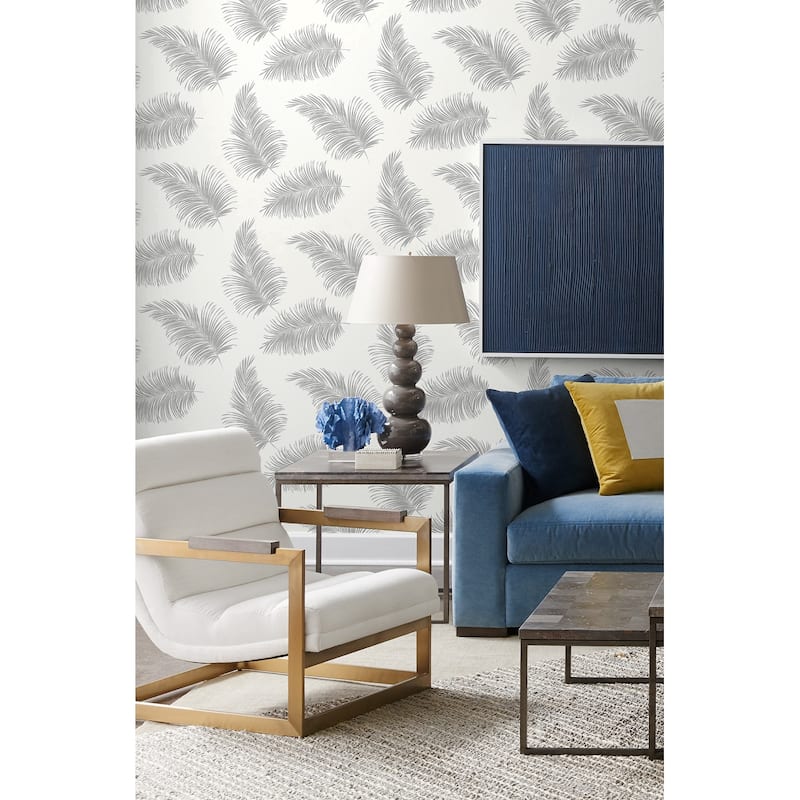 Luxe Haven Tossed Palm Peel and Stick Wallpaper