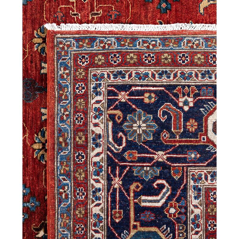 Serapi One-of-a-Kind Hand-Knotted Area Rug - Red - 10' 1" x 13' 10"