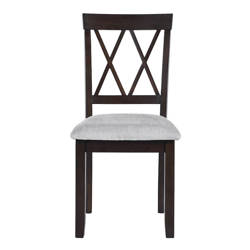 Foldable Dining Table Set, 5 Piece Extendable Dining Set with Drop Leaf Dining Table and 4 Dining Upholstered Chairs